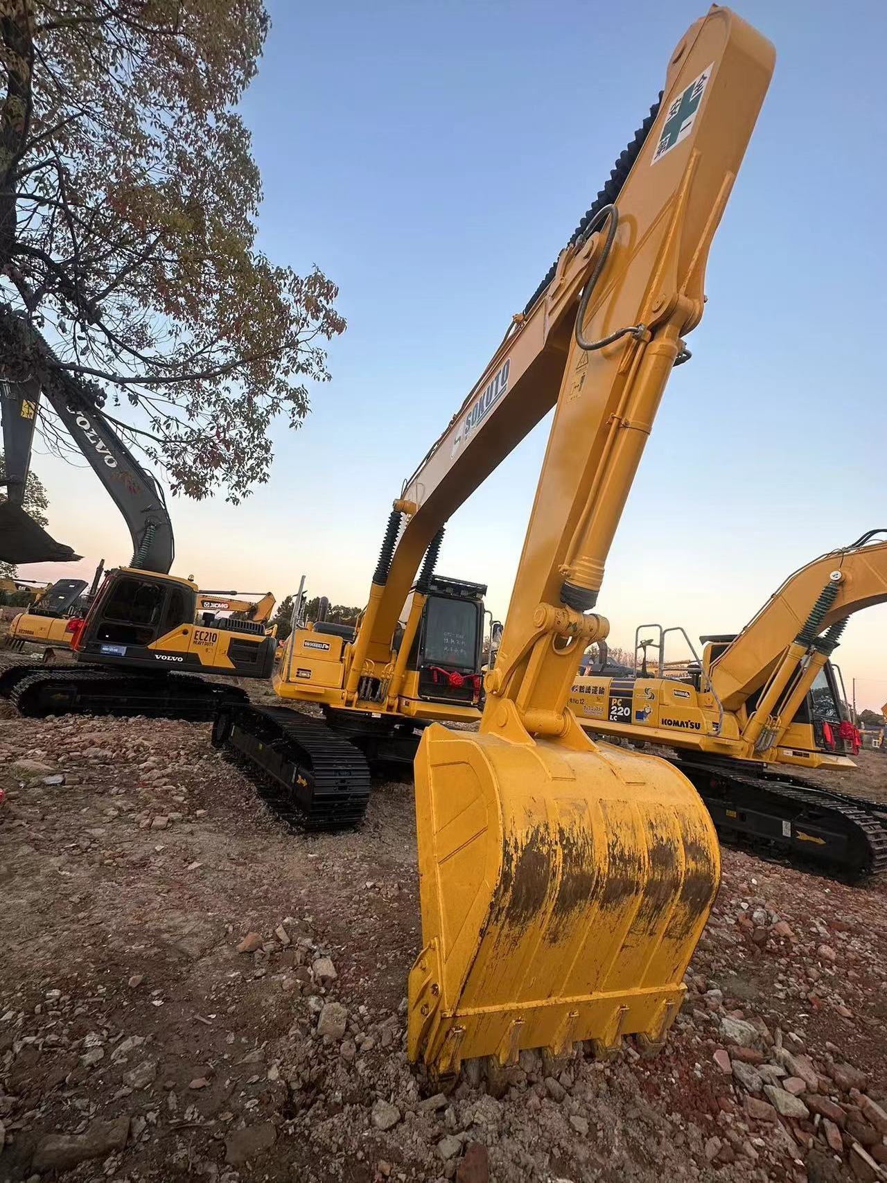 Used 320d 320c Komatsu Pc70 Pc120 Pc200 Pc220 Pc240 Pc300 Pc400 Boat Digger Amphibious Excavator for sale