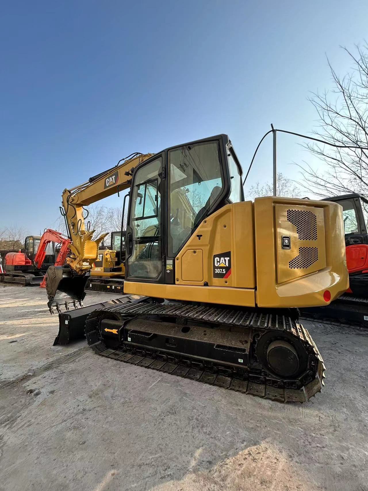 Mini Size Japanese Used Excavator Cat 307.5 7ton EPA CE Hydraulic Excavator Digger Machine With Power Wheel Cat307 Cat307.5