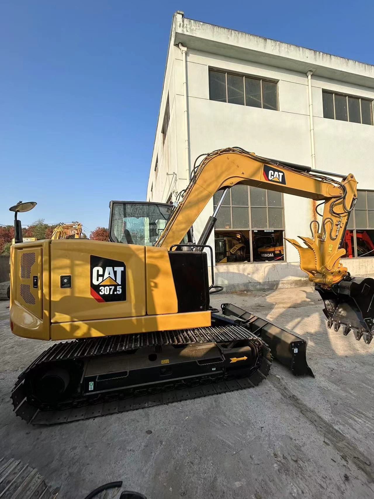 Mini Size Japanese Used Excavator Cat 307.5 7ton EPA CE Hydraulic Excavator Digger Machine With Power Wheel Cat307 Cat307.5