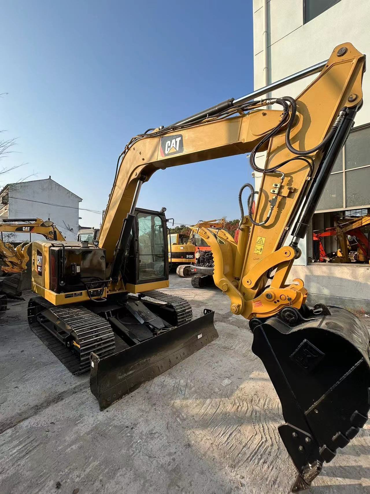 Mini Size Japanese Used Excavator Cat 307.5 7ton EPA CE Hydraulic Excavator Digger Machine With Power Wheel Cat307 Cat307.5