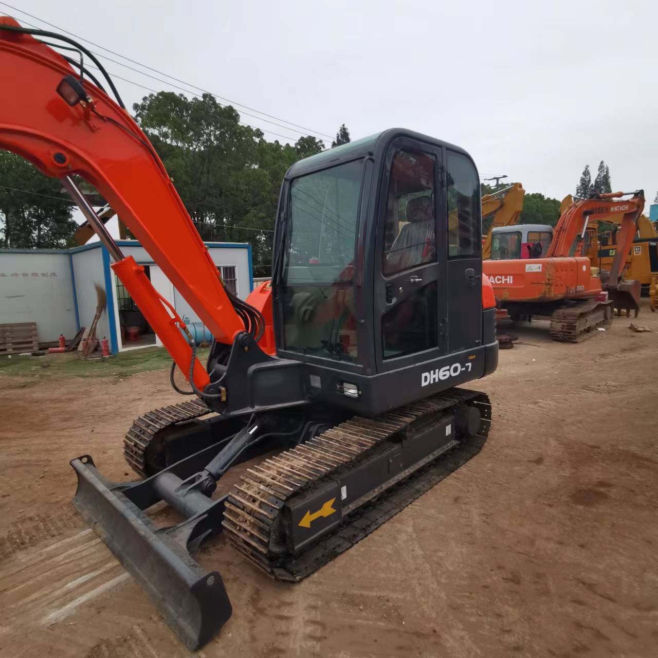 Second hand Crawler Mini Excavator Doosan dx60 dx55 Mini Digger Doosan 60 55 Korea Original digger Doosan