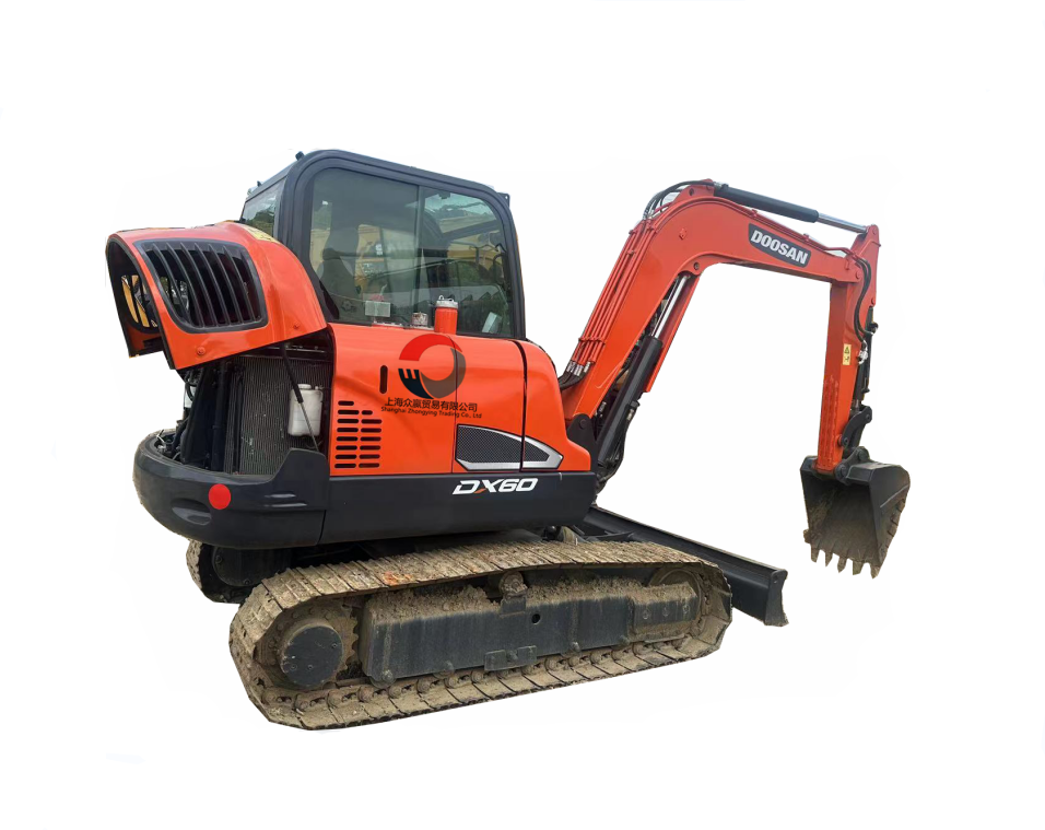 Second hand Crawler Mini Excavator Doosan dx60 dx55 Mini Digger Doosan 60 55 Korea Original digger Doosan