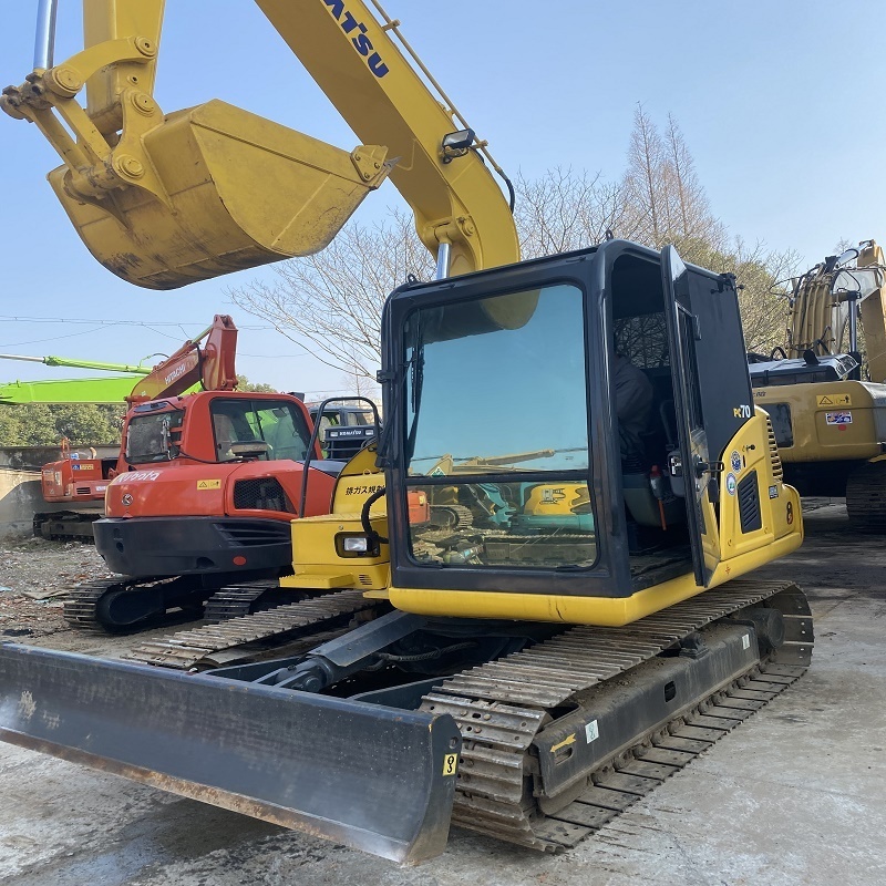 Imported Low Hours Komatsu 70-8 70 Excavator Used Excavator PC70-8 7 Ton Mini Komatsu Excavator for sale