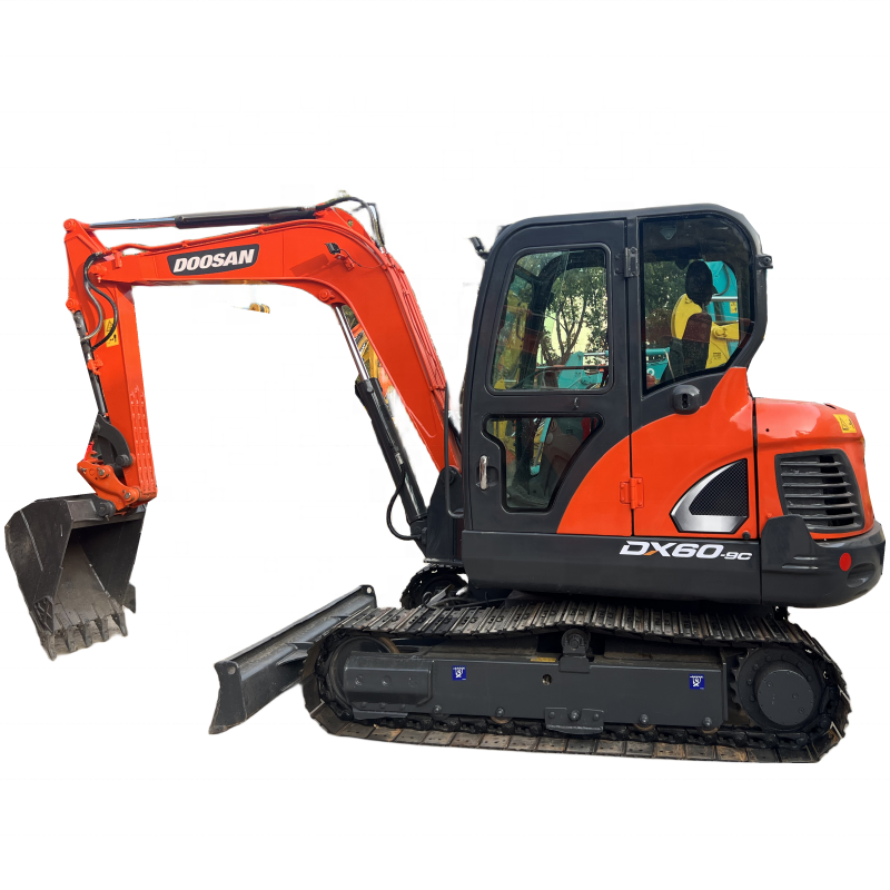 6 ton used Crawler excavator doosan DX60 DX55 mini Used Doosan Crawler Excavator