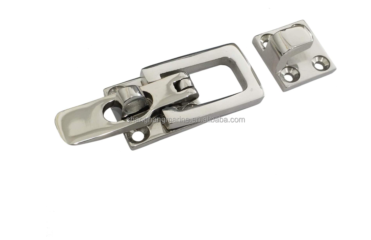 Heavy Duty 316 Stainless Steel Anti-Rattle Hardware Accessory Hold Down Clamp Lockable Boat Latch