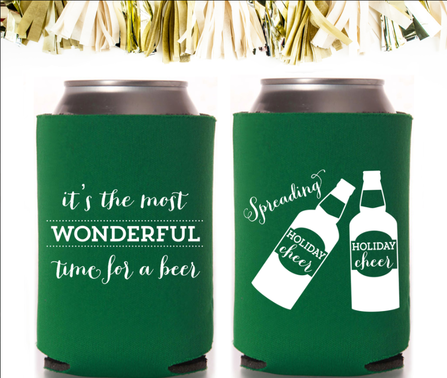 Custom Logo Silkscreen Print Neoprene Collapsible 12oz Slim Beer Can Cooler Stubby Holder Sleeve