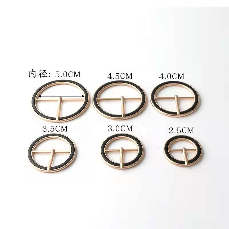 2019 NEW Fashion Design Metal buckle  Stock wholesale metal 40MM belt buckle Alloy buckle for coat decoration