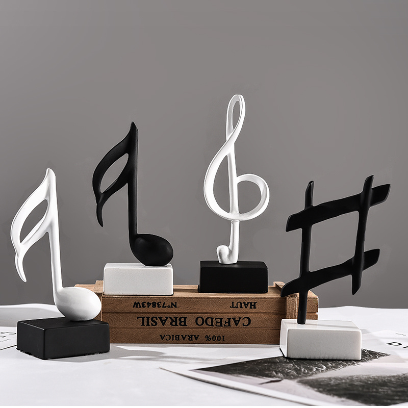 Nordic Home Furnishing Decoration Piano Room Crafts Creative Stave Musical Note Decoration