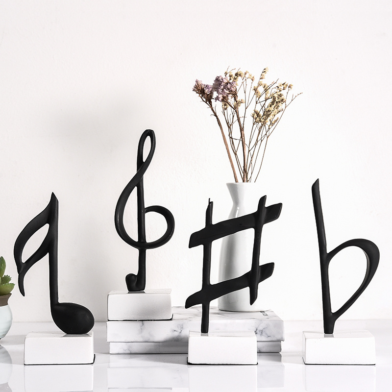 Nordic Home Furnishing Decoration Piano Room Crafts Creative Stave Musical Note Decoration