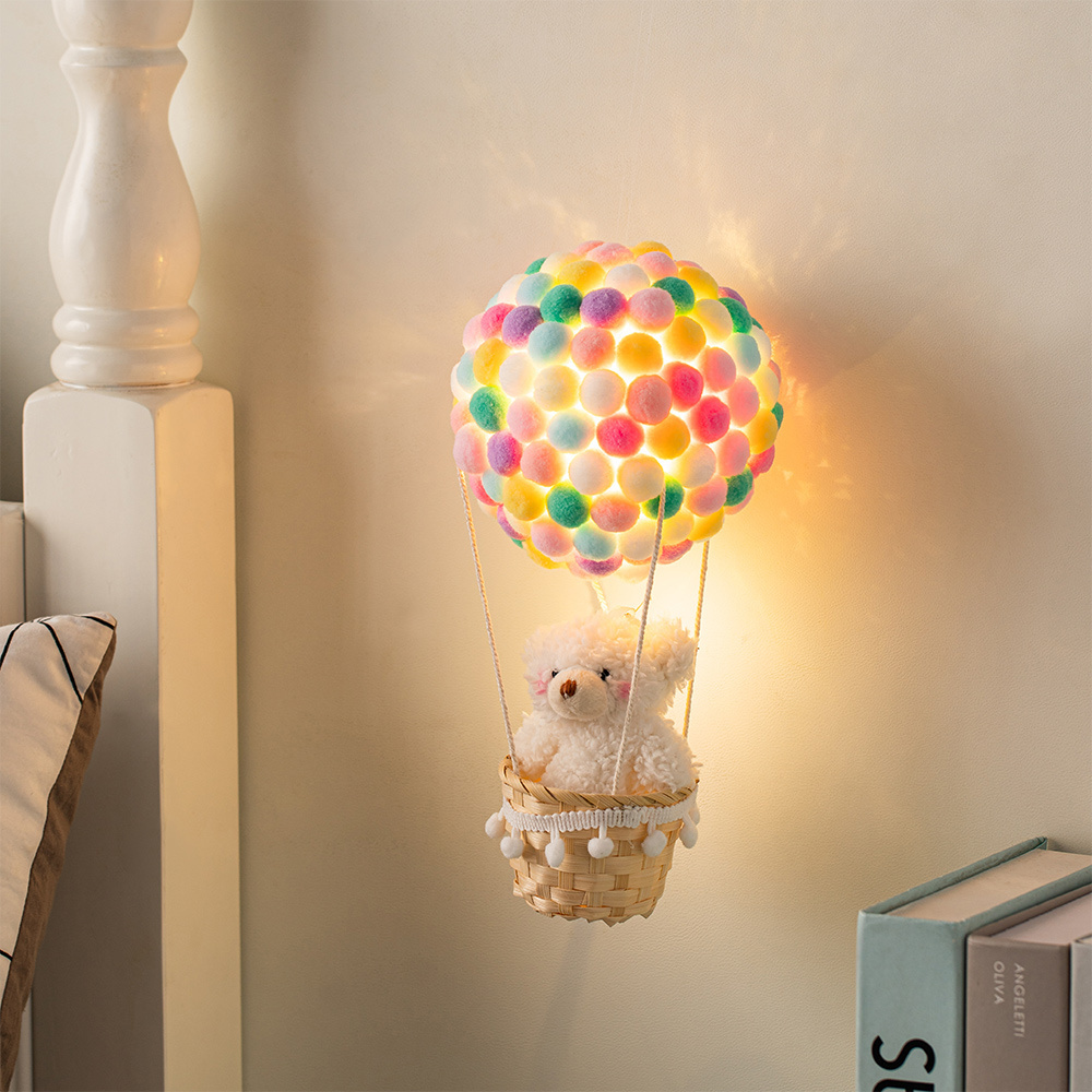 Children's room wall decoration DIY fabric handicraft material package hot air balloon wall decoration