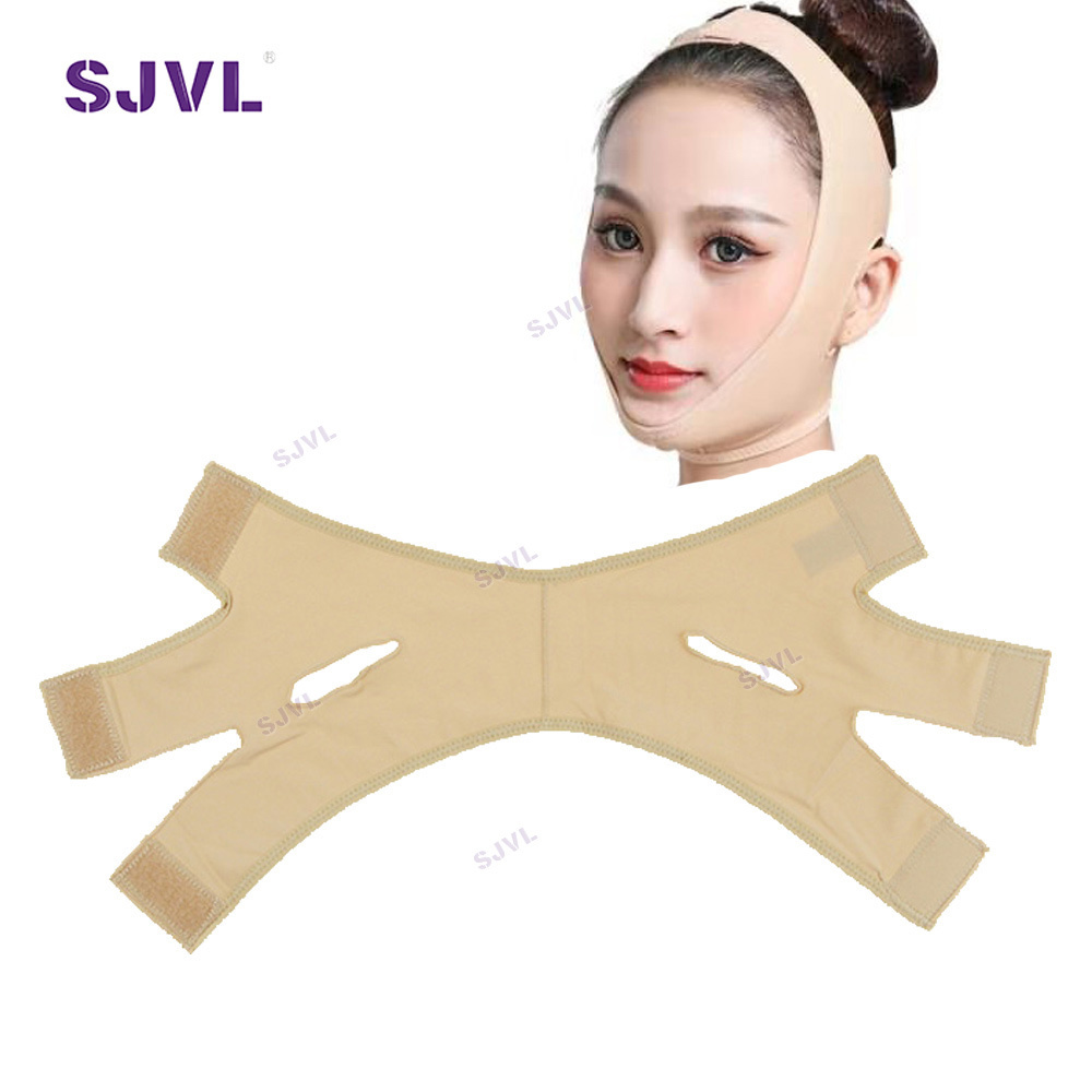 Reduce Double Chin V Line Face Shaper Facial Anti Wrinkle Elastic Face Slimming Bandage