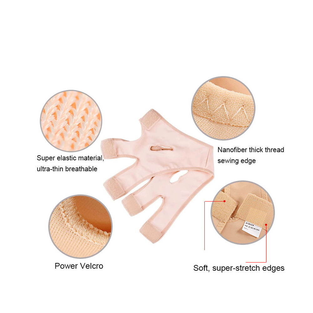 Reduce Double Chin V Line Face Shaper Facial Anti Wrinkle Elastic Face Slimming Bandage