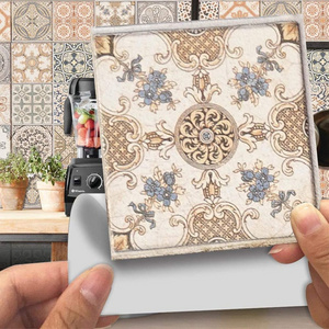 Mandala Style Tile Stickers Peel and Stick Self Adhesive Moroccan Tiles wall Backsplash Waterproof Kitchen Bathroom Furniture