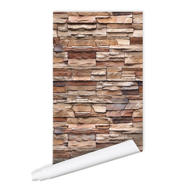 Self Adhesive Wall Paper 3d Pvc Home Decoration Wallpaper Popular Brick