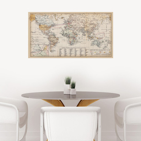 2021 New World MAP WALL MURAL DECAL Art Custom Wall Sticker Home Decals For Educational US map wall stickers