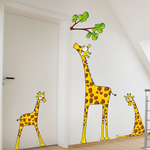 2021 New Animals And Tree Art Custom Vinyl Wall Sticker Decal For Kids Living Room Decor