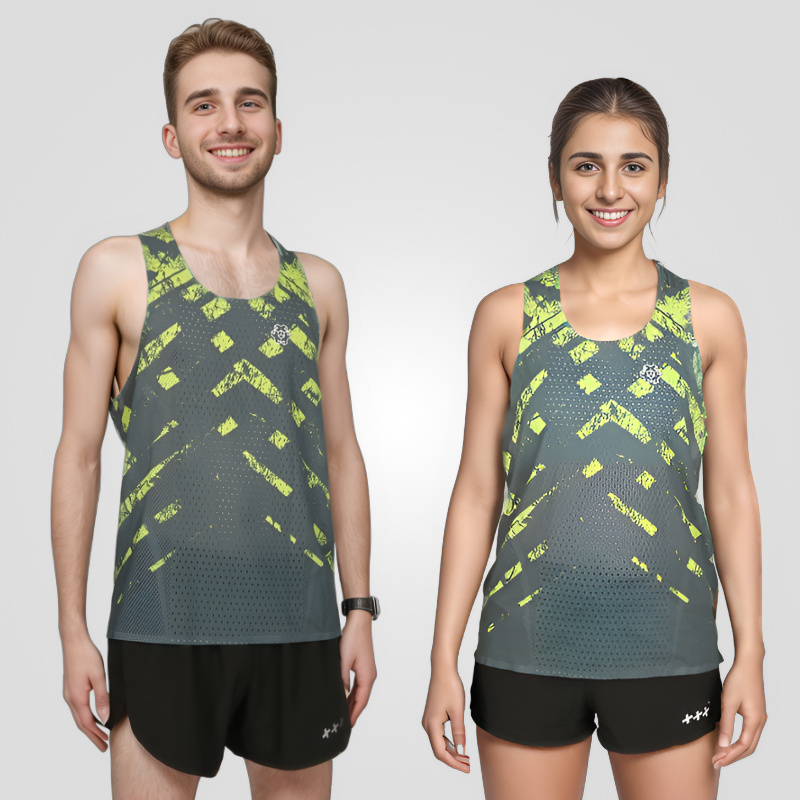 Seamless Running Vest For Marathon running singlet men Custom Gym Sport Training Vest