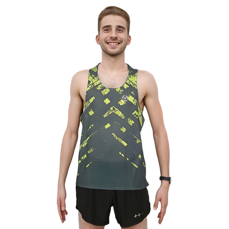 Seamless Running Vest For Marathon running singlet men Custom Gym Sport Training Vest