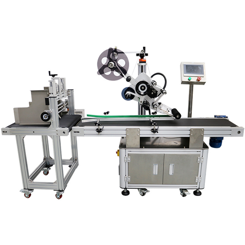 Fully automatic high speed Labeling Printing Machine  Printer Sticker labeling applicator Machine with TSC printer