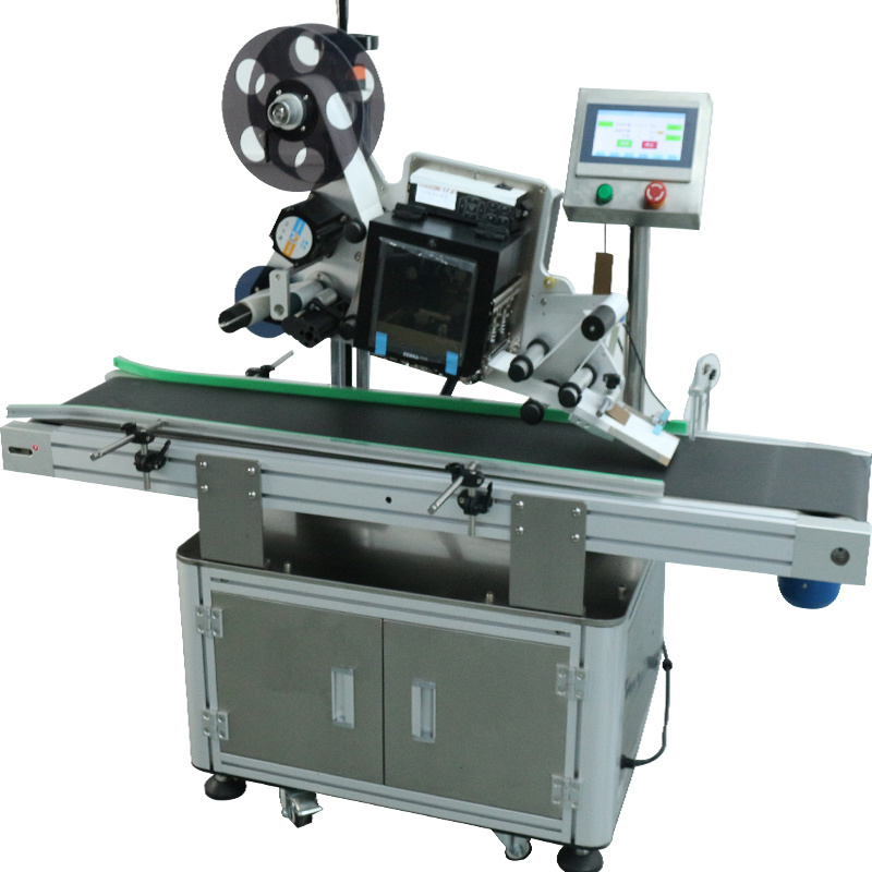 Fully automatic high speed Labeling Printing Machine  Printer Sticker labeling applicator Machine with TSC printer