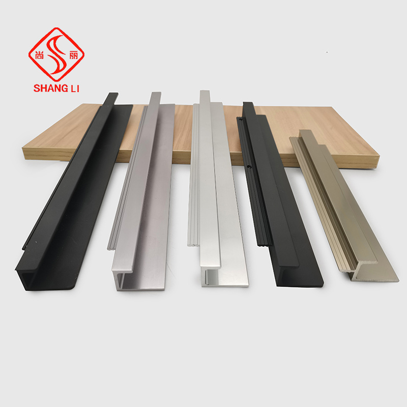 Profile Furniture Handle Hidden Handle Durable Kitchen Cabinet Hardware Aluminum Aluminium Factory Modern Handle 100 Pcs