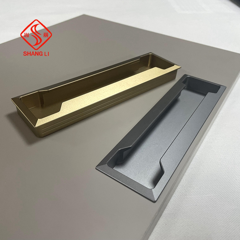 Anodizing Embedded Cabinet Hardware Handles Pull Kitchen Wardrobe Cupboard  Furniture Minimalist Embedded Handles For Furniture