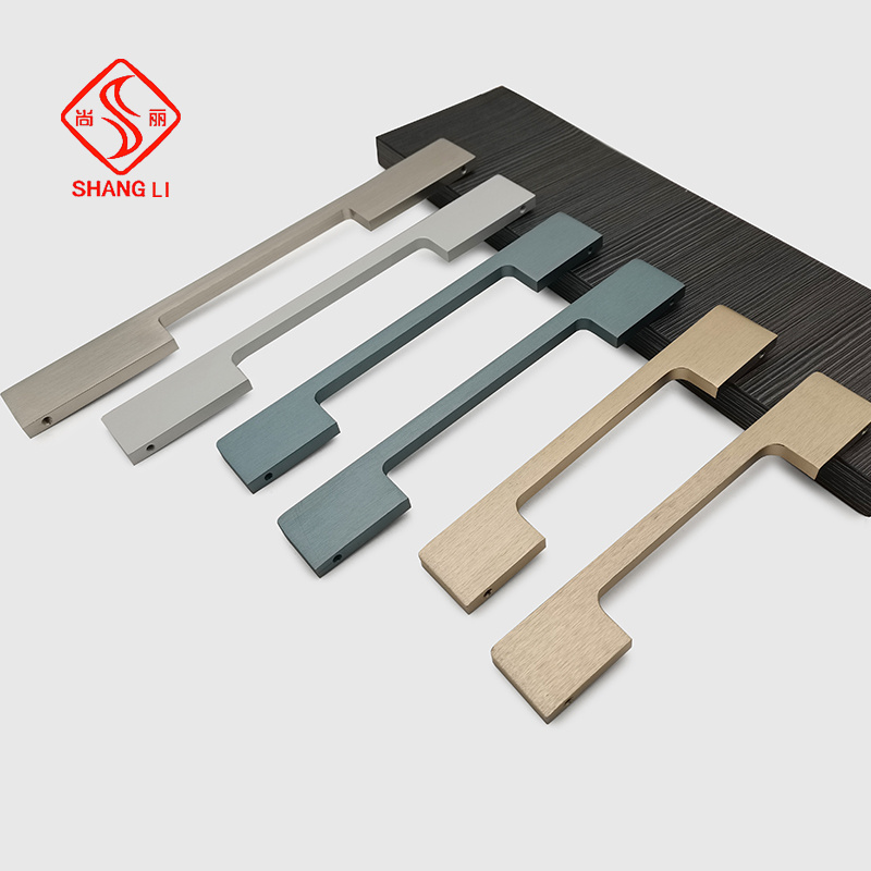 Foshan Furniture Kitchen Cabinet Handle For Door Cabinet Custom Size And Hole Spacing Aluminum Anodizing Furniture Handles