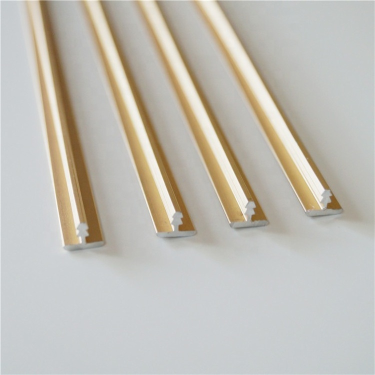 Aluminum T profiles aluminum edge profile for furniture decoration