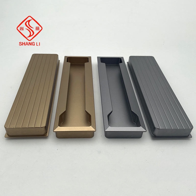 Anodizing Embedded Cabinet Hardware Handles Pull Kitchen Wardrobe Cupboard  Furniture Minimalist Embedded Handles For Furniture