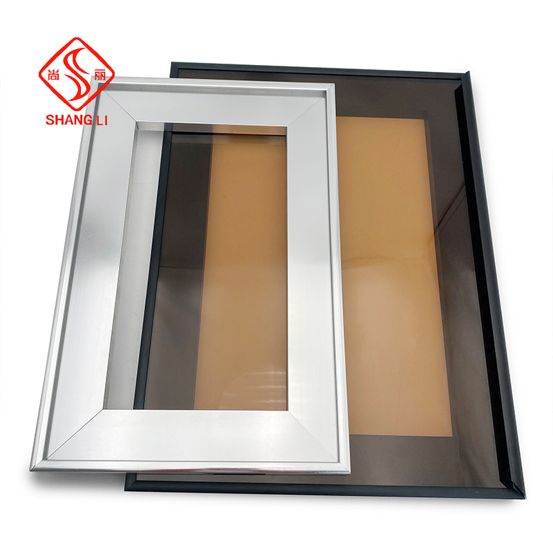 Aluminum profile frame glass door and window frame wardrobe kitchen cabinet aluminum profiles frame