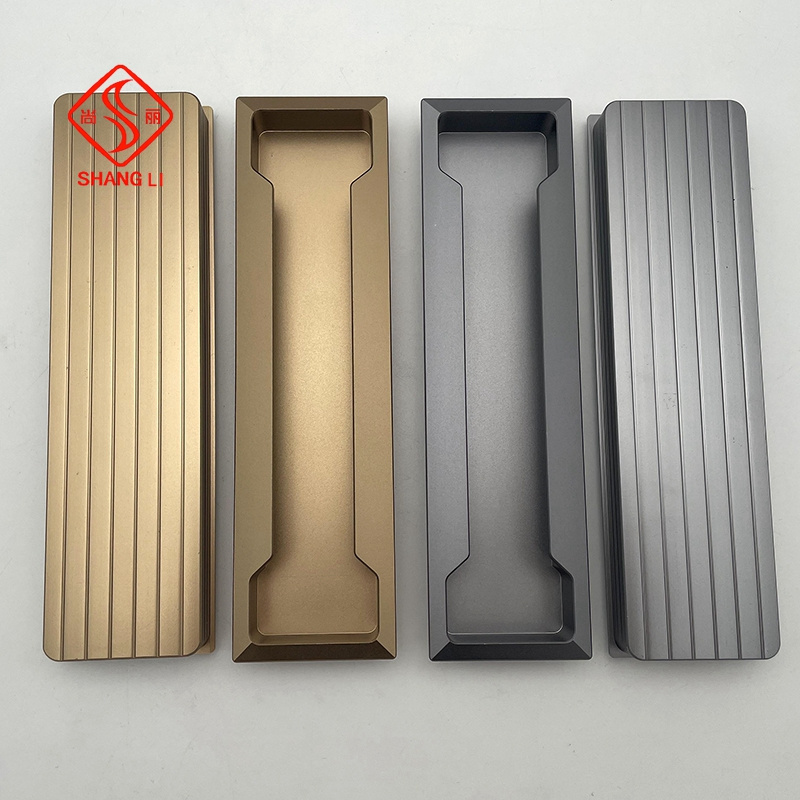 Anodizing Embedded Cabinet Hardware Handles Pull Kitchen Wardrobe Cupboard  Furniture Minimalist Embedded Handles For Furniture