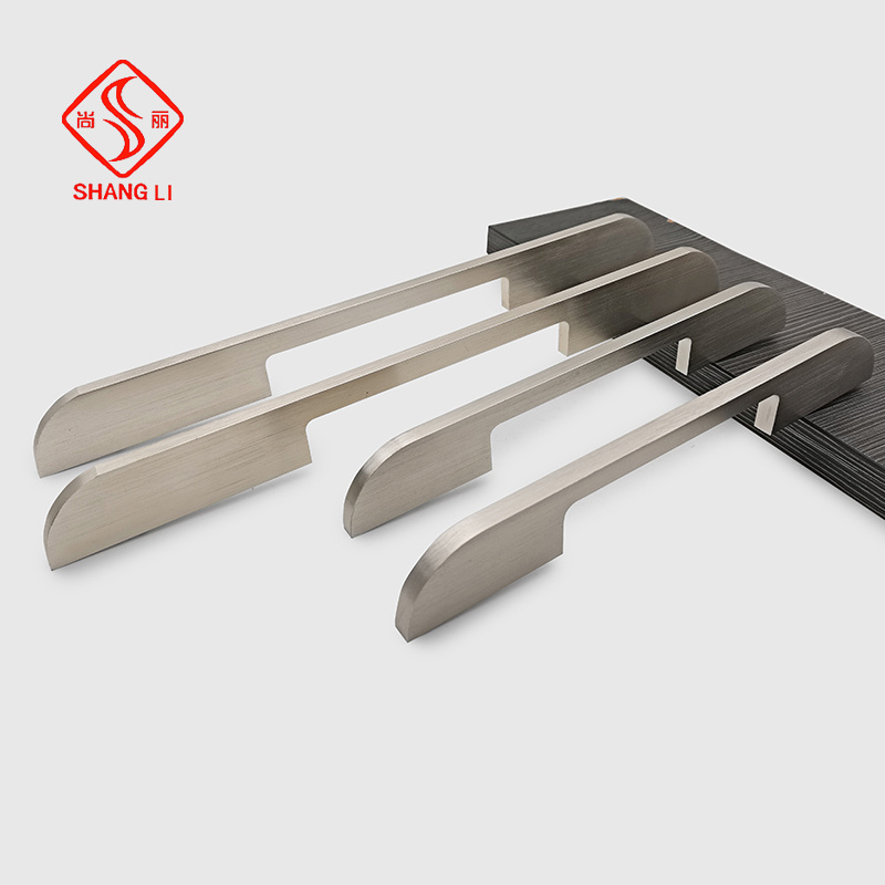 Wholesale low price home furniture aluminum handle profile hidden concealed drawer pull hardware