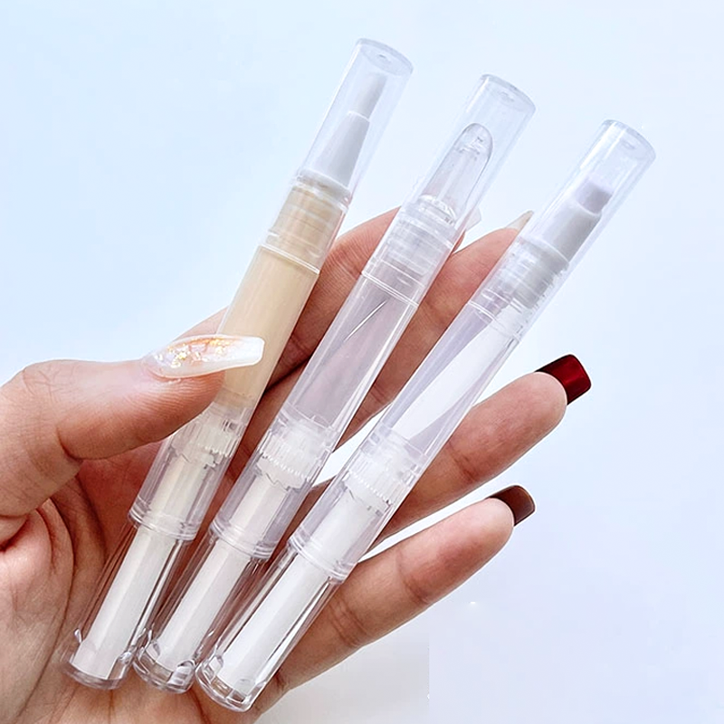 2ML/3ML Lipstick Twist Cosmetic pen Nail Oil Pen with Brush Tip Cosmetic Lip Gloss Tube Applicators Liquid Empty Cuticle Oil Pen