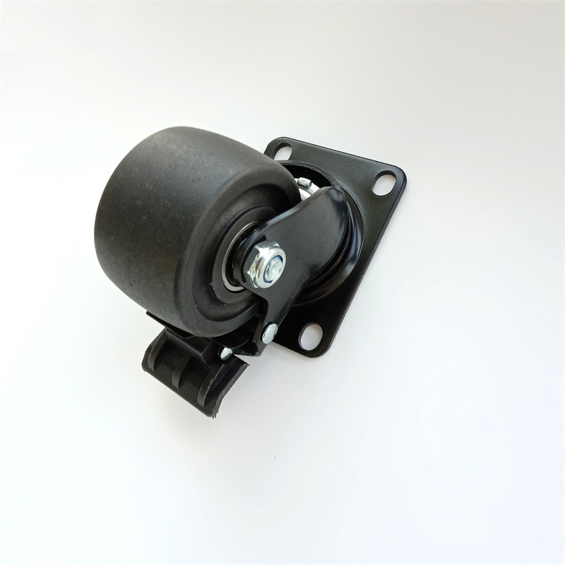 Factories Industrial Caster Wheel Rubber Caster Wheel Waste Bin Caster Wheels Heavy Duty Swivel OEM With High Quality