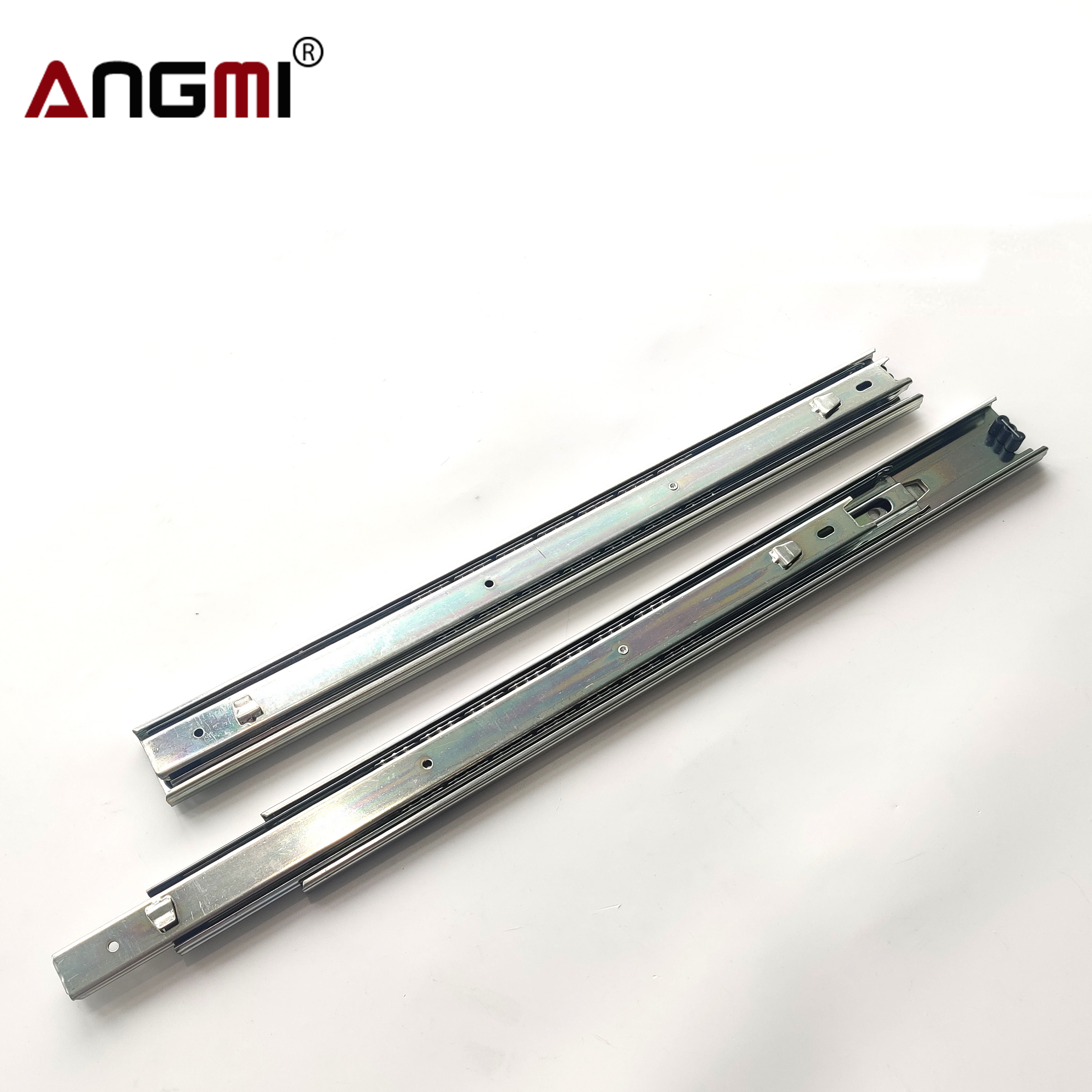 Durable Ball Bearing Industrial 53mm Heavy Duty Drawer Slide with Locking Device