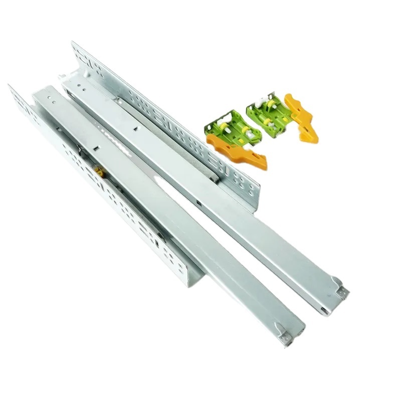 low price custom logo push to open extension drawer runner drawer slides telescopic undermount drawer slide