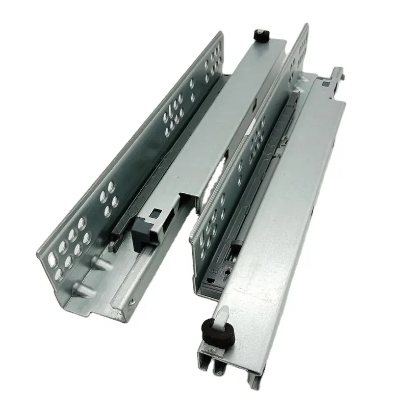 low price custom logo push to open extension drawer runner drawer slides telescopic undermount drawer slide