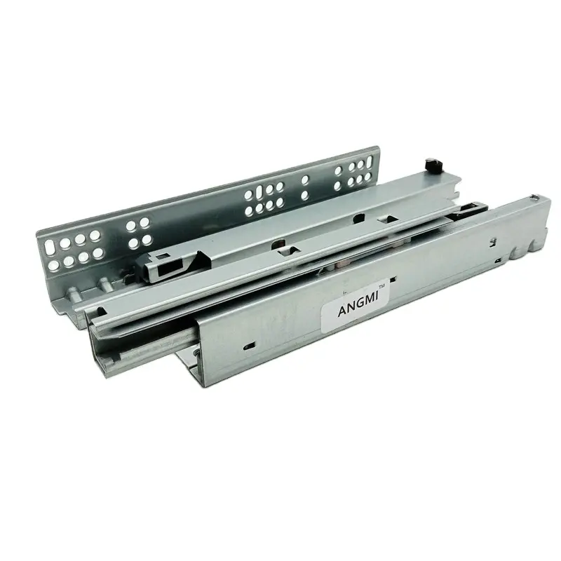 low price custom logo push to open extension drawer runner drawer slides telescopic undermount drawer slide