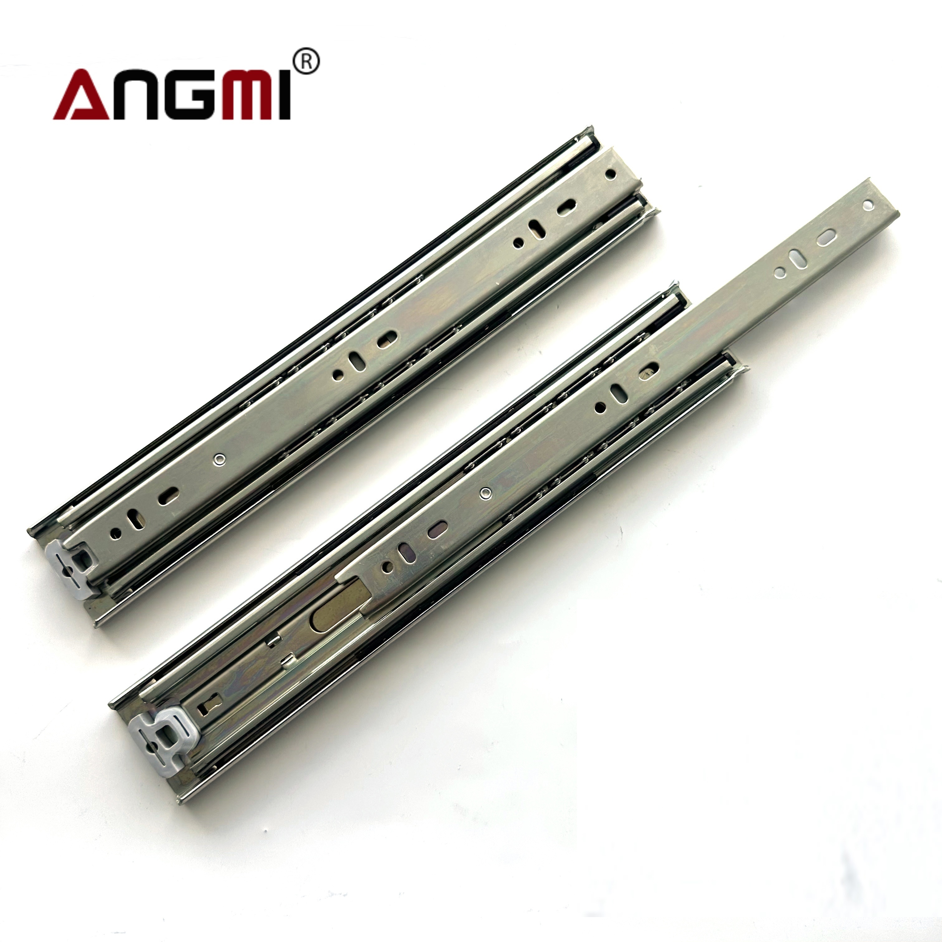 51MM Bottom Mounting Cabinet  Furniture Hardware Slide Heavy Duty Under Mount  Soft Close Ball Bearing Cabinet Drawer Slide