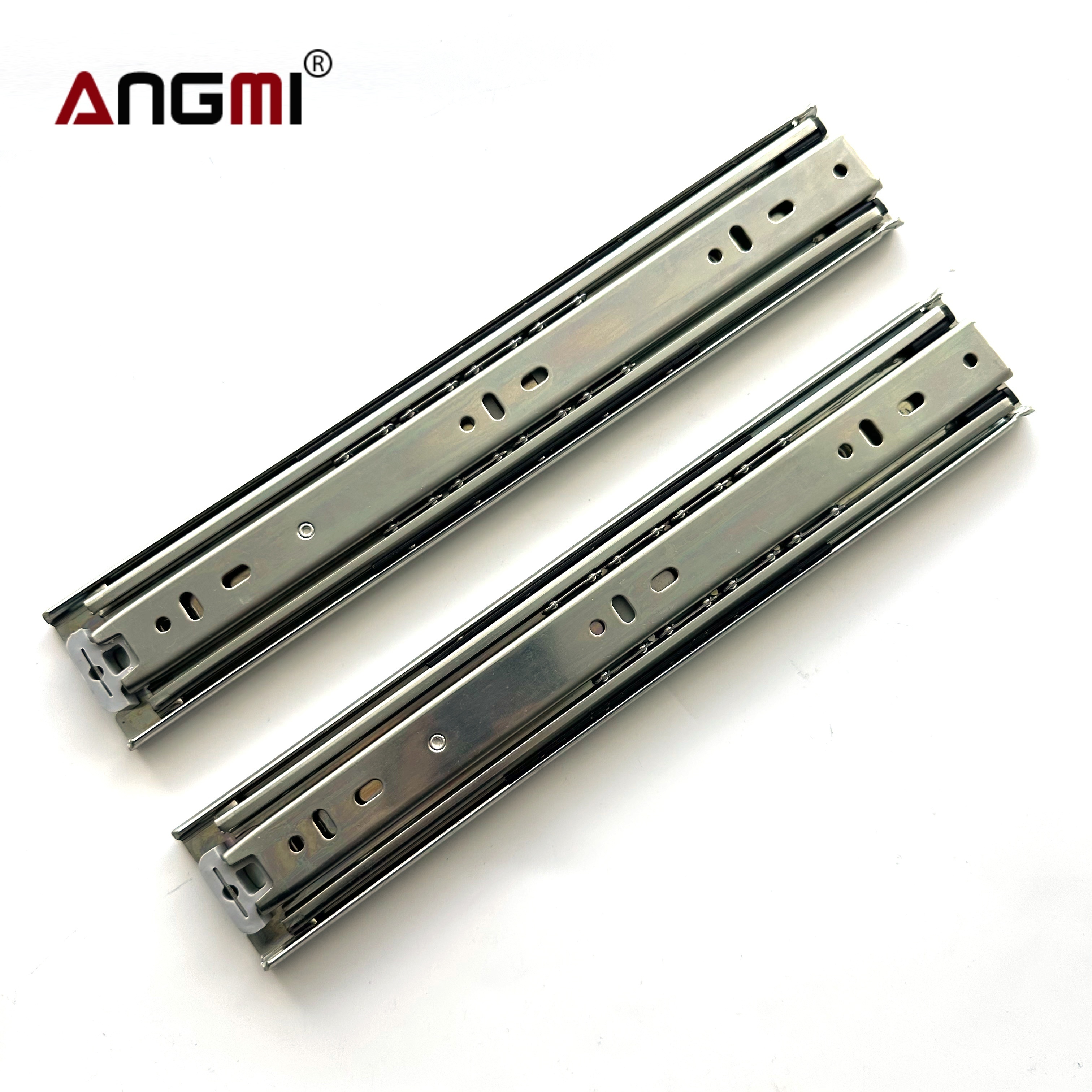 51MM Bottom Mounting Cabinet  Furniture Hardware Slide Heavy Duty Under Mount  Soft Close Ball Bearing Cabinet Drawer Slide