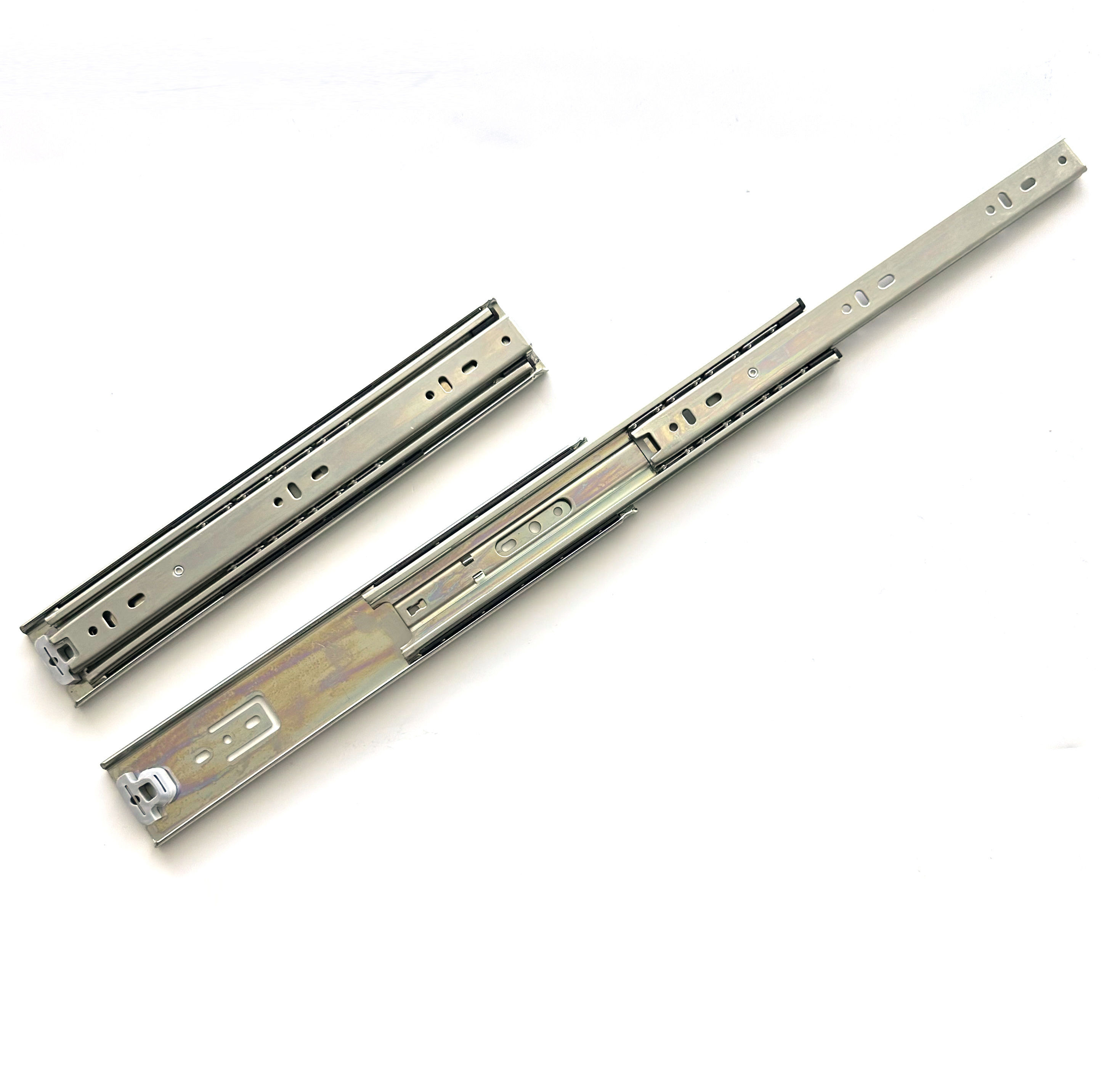 51MM Bottom Mounting Cabinet  Furniture Hardware Slide Heavy Duty Under Mount  Soft Close Ball Bearing Cabinet Drawer Slide