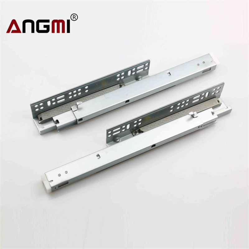 Furniture hardware 3D low mount drawer rails drawer runners kitchen cabinet soft close undermount slides