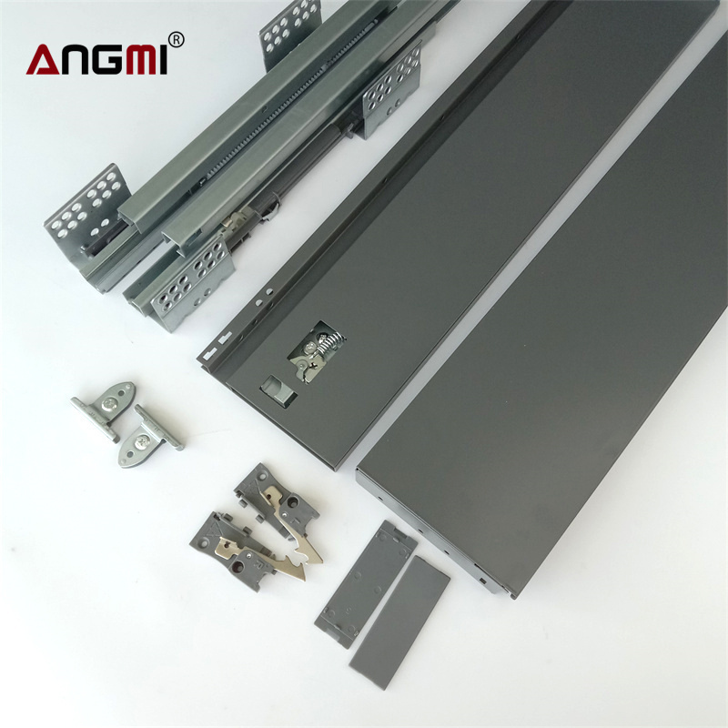 Metal Soft Closing Tandem Box Drawer Slide