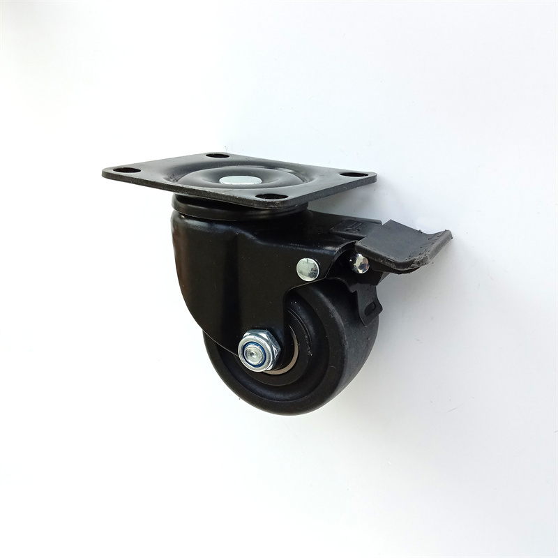 Factories Industrial Caster Wheel Rubber Caster Wheel Waste Bin Caster Wheels Heavy Duty Swivel OEM With High Quality