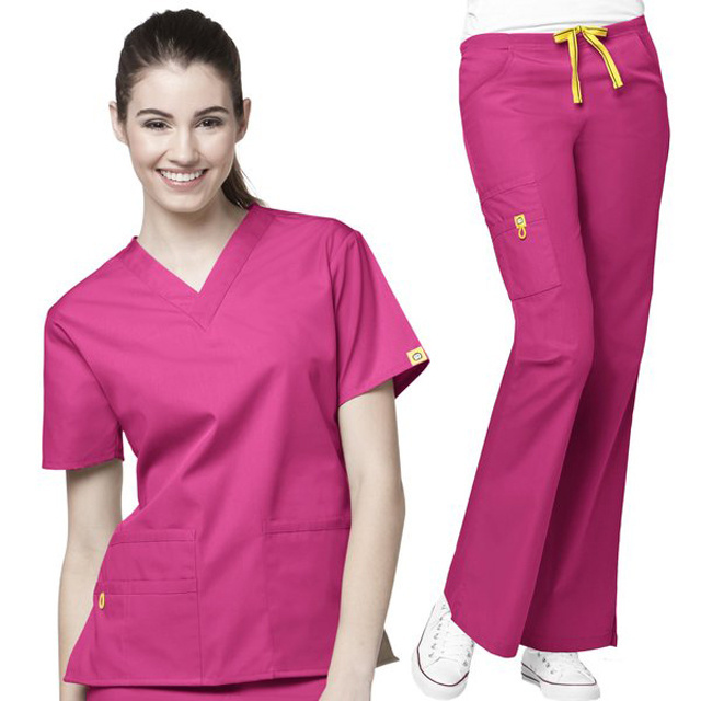 OEM Service Hospital Medical Scrubs And fashionable nurse uniform designs