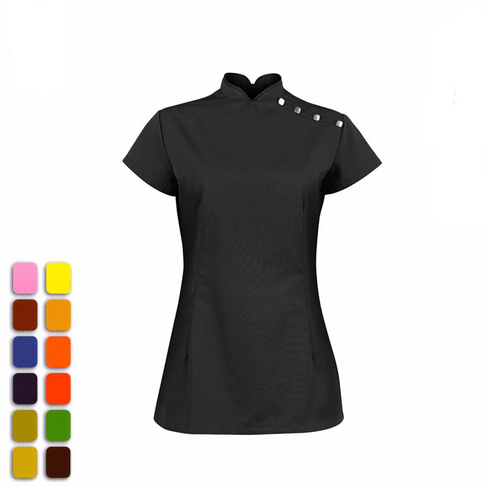 Manufacturer OEM Tunic Womens Salon Uniform SPA clothes beauty uniform