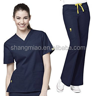 100% cotton scrubs/100 cotton nursing scrubs wholesale/Scrubs nursing uniforms whit cartoon import