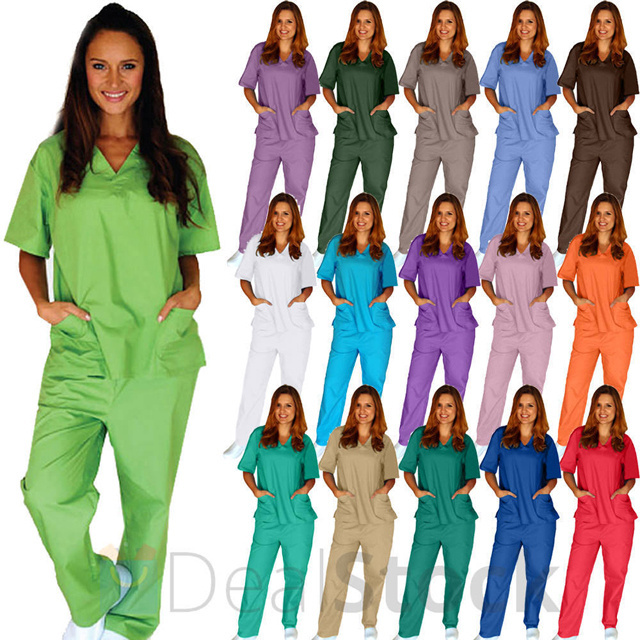 OEM Service Hospital Medical Scrubs And fashionable nurse uniform designs