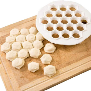 Food Grade Plastic Dumpling Mold tray with 19 Holes Russian Pelmeni Maker Dumplings Maker plastic mold machine Dumpling Press