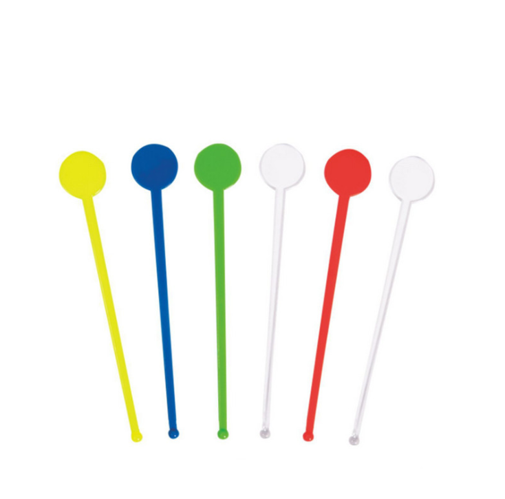 hot sale Critically acclaimed high quality Customized plastic cocktail stirrers and bar picks Swizzle Sticks